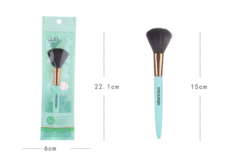 Professional Individual Cosmetics Nylon Makeup Brushes Private Label Foundation Single Make Up Blusher Brush N714