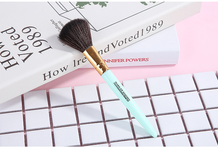 Professional Individual Cosmetics Nylon Makeup Brushes Private Label Foundation Single Make Up Blusher Brush N714