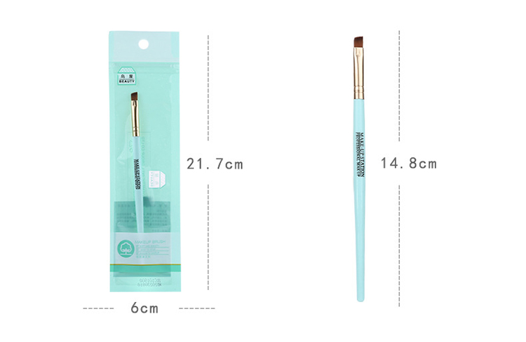 Niaowu High Quality Portable Face Tools Makeup Brush Single Oblique Eyebrow Brush Lip Brush Concealer N720