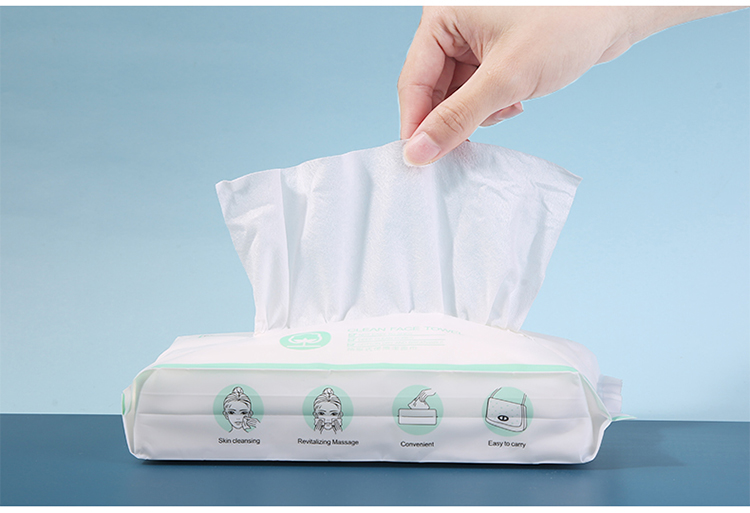Niaowu extraction type 50 pieces thin save water disposable makeup remover cotton pad facial cleanser N819