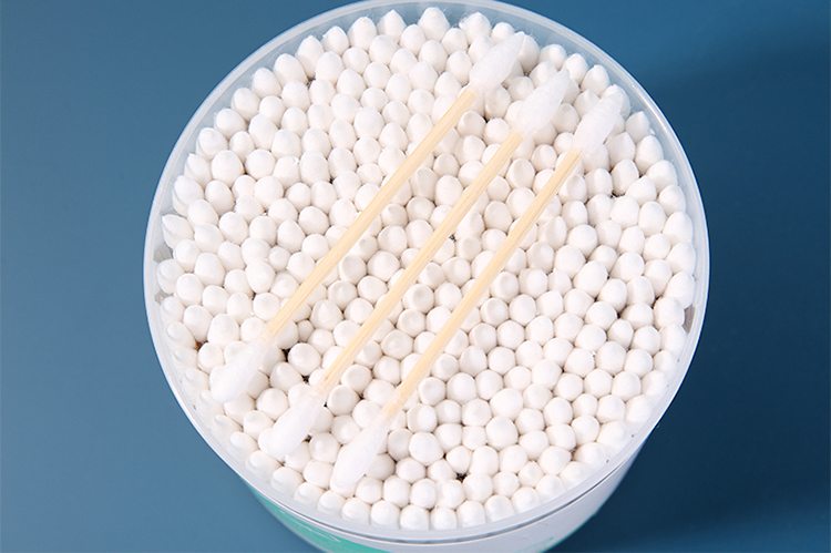 Niaowu Good Quality 300pcs Pack Cotton Swabs Bamboo Cotton Swabs Full Double-headed Pointed Tip Round Head Bamboo Stick N854