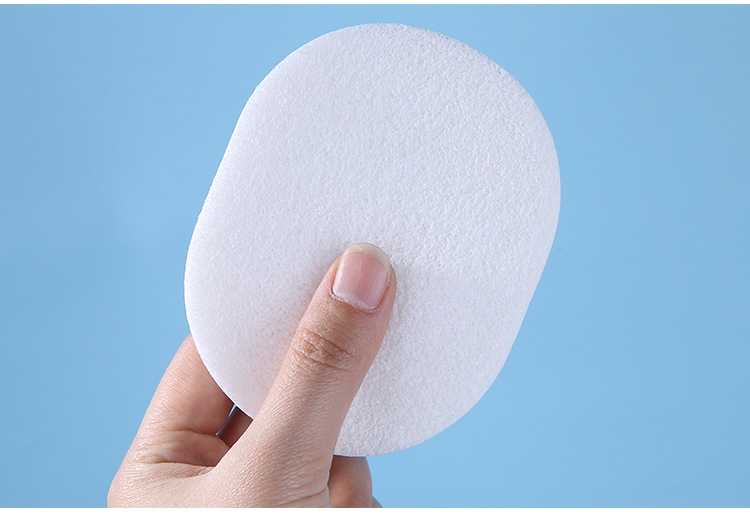 Niaowu high quality skin friendly clean sponge oval exfoliator remover face washing sponge N422