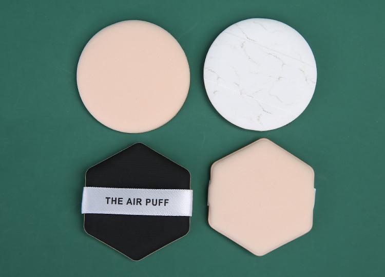 Silubi Skin-friendly Easy Wash Makeup Tools White Foundation Sponge Air Cushion Loose Powder Puff  SLB-F001