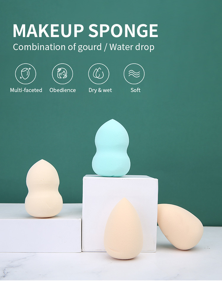 Manufacturer Newest Softest Marble Color Makeup Sponge Powder Puff Latex Free Marble Beauty Make Up Sponge Private Label Blender