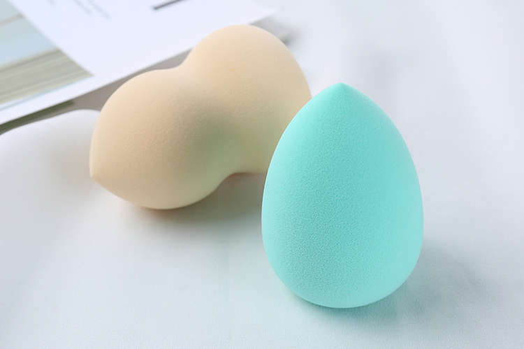 Silubi 2pcs Beauty Sponge Set Cosmetic Yellow Colourful Latex Free Foundation Large Makeup Sponge Blender Slb-F008