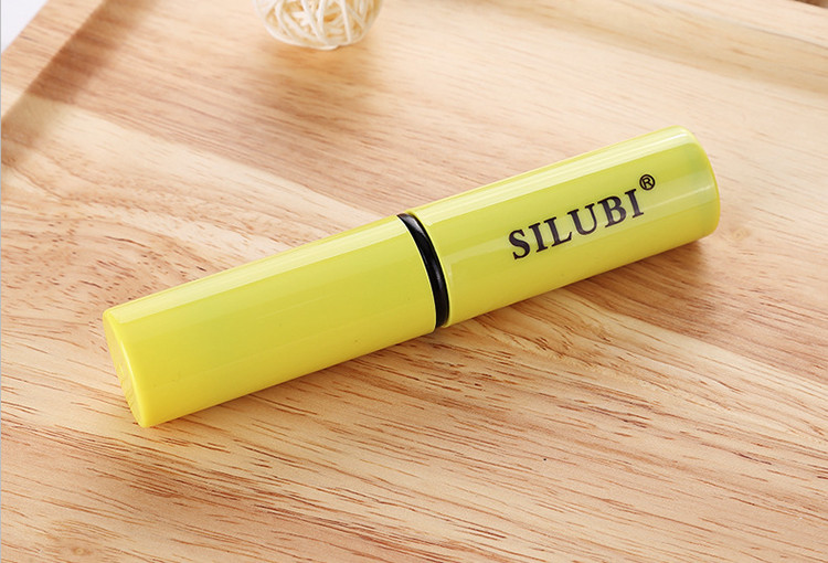 Silubi High Quality Yellow Handle Foundation Powder Brush Nylon Hair Large Fluffy Beauty Face Makeup Retractable Brushes S305