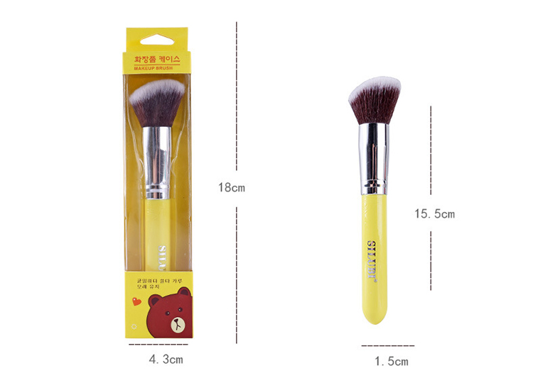 Trending Products Professional Foundation Blusher Brushes New Arrivals Private Label Oblique Makeup Angular Brush S307