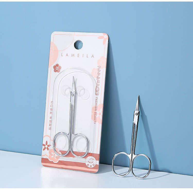 Lameila Facial Nose Hair Eyebrow Remover Beauty Scissors Stainless Steel Eyebrow Scissors collections A0410