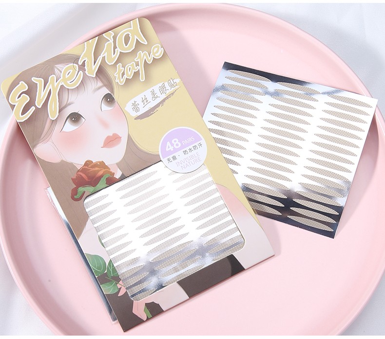 Lameila 40 Pairs Narual Invisible Waterproof Double Eyelid Tape A881