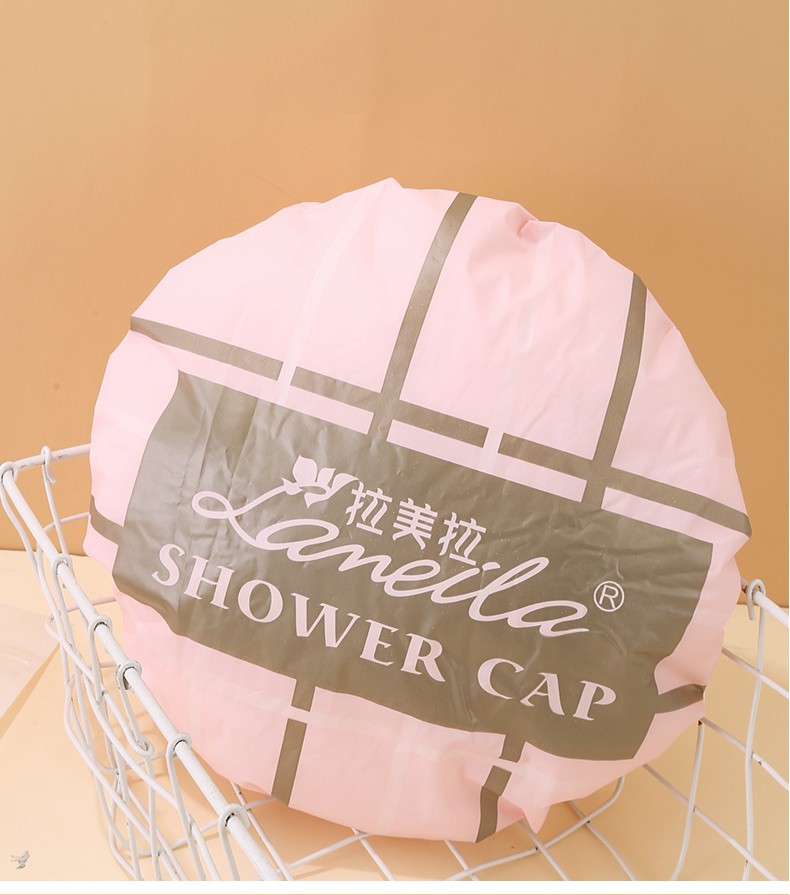 Lameila adult shower cap waterproof and smokeproof hood waterproof bathing cap Oil Proof waterproof material EVA C0833