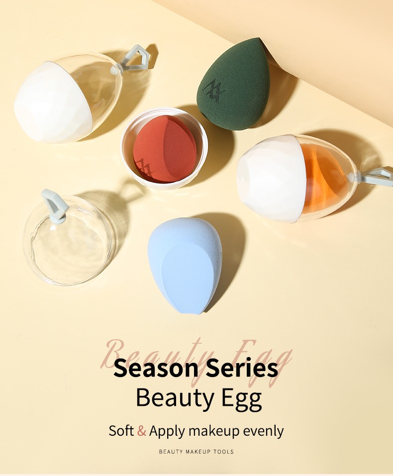 Maizhuang Woman Beauty Egg 1pcs Teardrop Blender With Beauty Egg Box Z218-z221