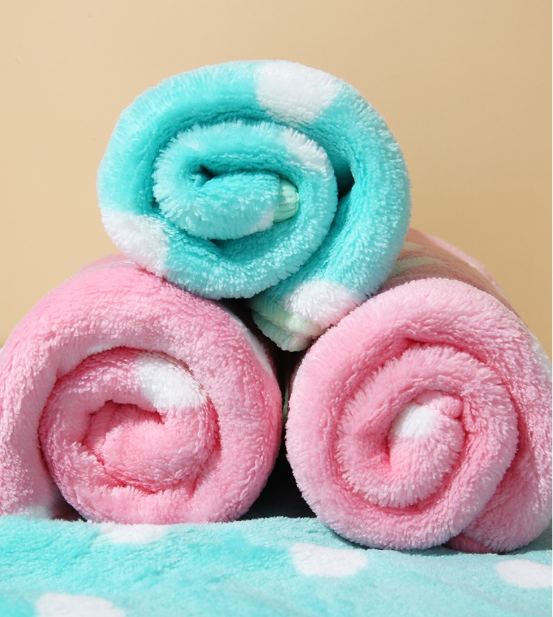 Lameila Wholesale Quick Drying Wrap Skin-friendly Soft Pink Dry Hair Towel Anti Frizz Coral Fleece 1pcs Hair Drying Towel C0853