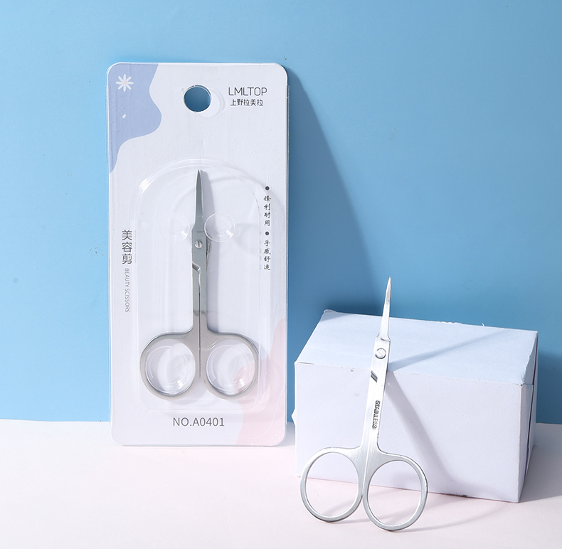 Lameila Facial Nose Hair Eyebrow Remover Beauty Scissors Stainless Steel Eyebrow Scissors collections A0401