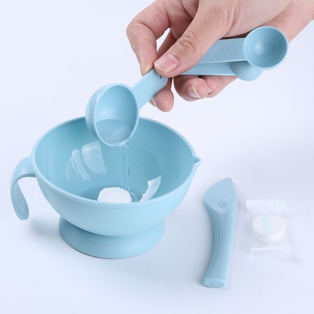 Lameila new arrival reusable facial mixing bowl and compressed mask DIY mask bowl set D0894