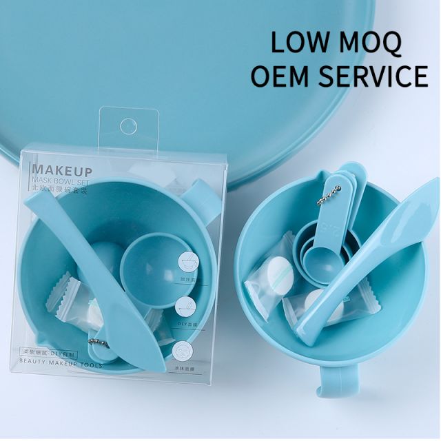 Lameila new arrival reusable facial mixing bowl and compressed mask DIY mask bowl set D0894