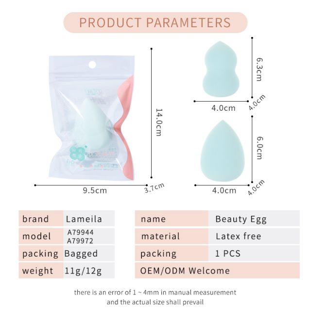 Manufacturer Beauty Makeup Blender Polyurethane Drop-Shaped Washable Premium Non Latex Extra Soft Makeup Sponge A79944/