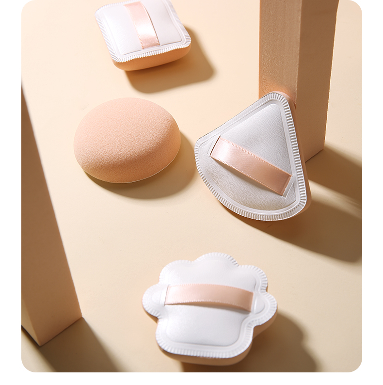 Lameila Wholesale Air Cushion Powder Puff Latex Free Cotton Cute Various Shaped Fluffy Makeup Sponge Candy Puff With Case A80185