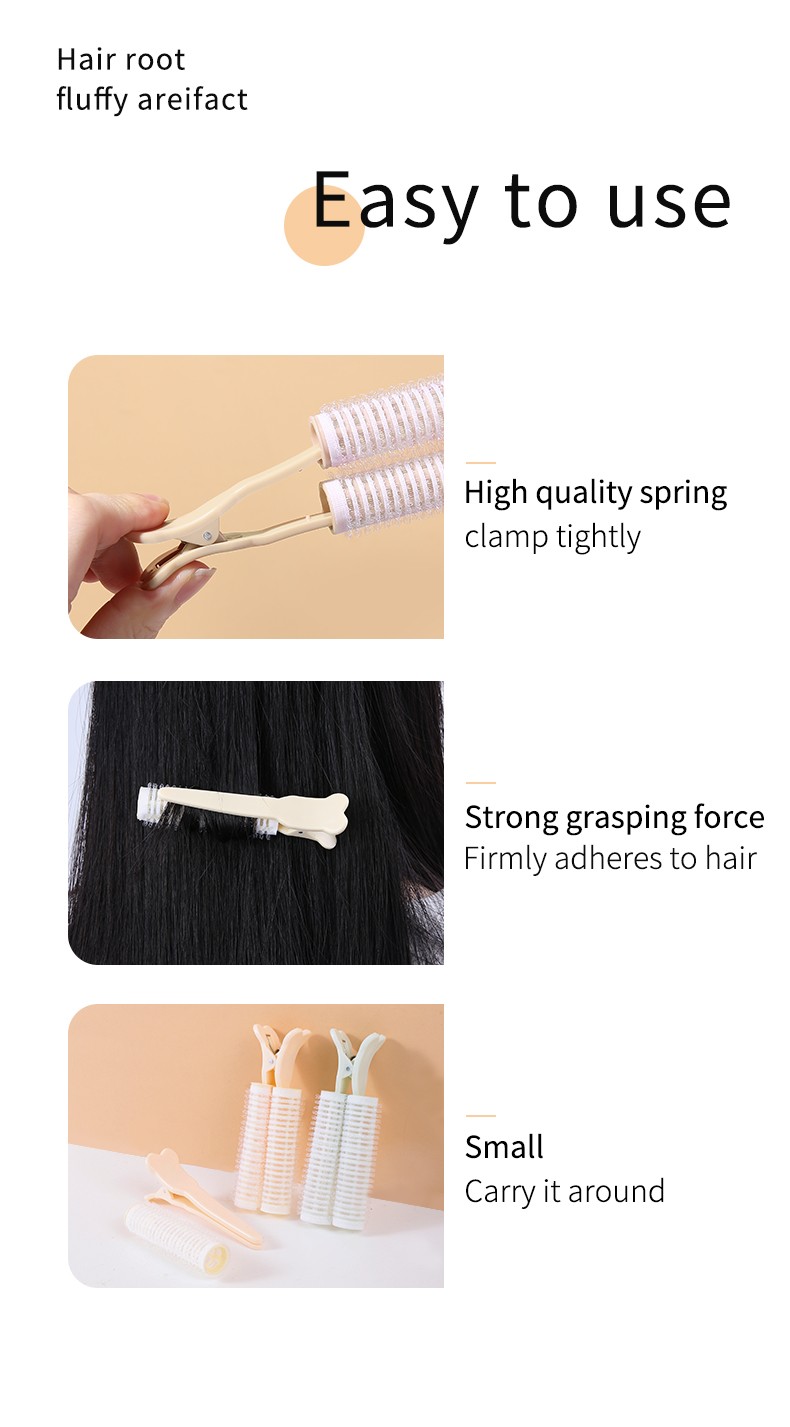 Lameila Fashion No Heat 6pcs Hairdressing Nylon Hair Rollers Set Long Lasting Ellipse Curler Curling Hair Beauty Tools C282