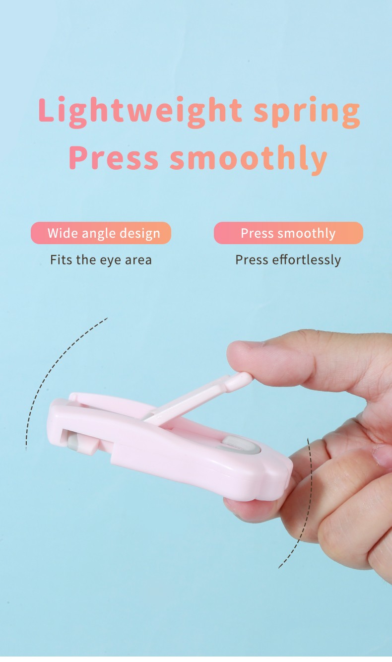 Lameila Manufacturer Custom Logo Portable Cute Animal Shape Rubber Eye Lash Curl Beauty Eyelash Curler Tool Private Label A337