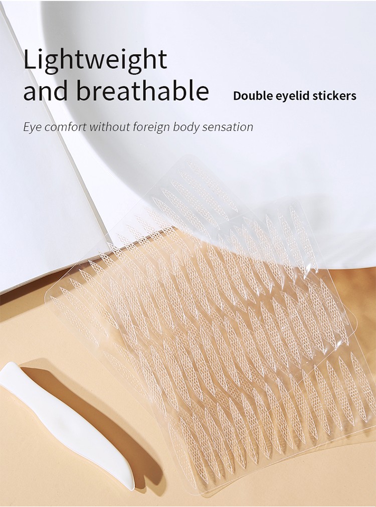 LMLTOP Lady Beauty Product Instant Lift Ultra Invisible Double Fold Eyelid Stickers Makeup Breathable Lace Eyelid Tape A882