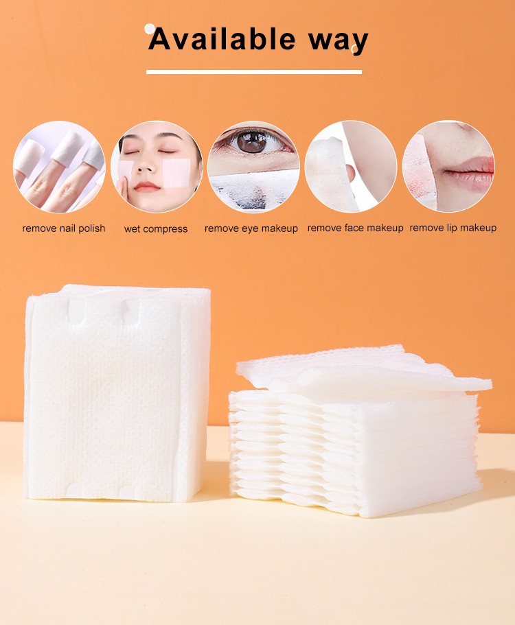 LMLTOP 180pcs Face Care Tools Disposable High Quality Makeup Remover Pads Double Sided Sandwich Cotton Pads For Face B156