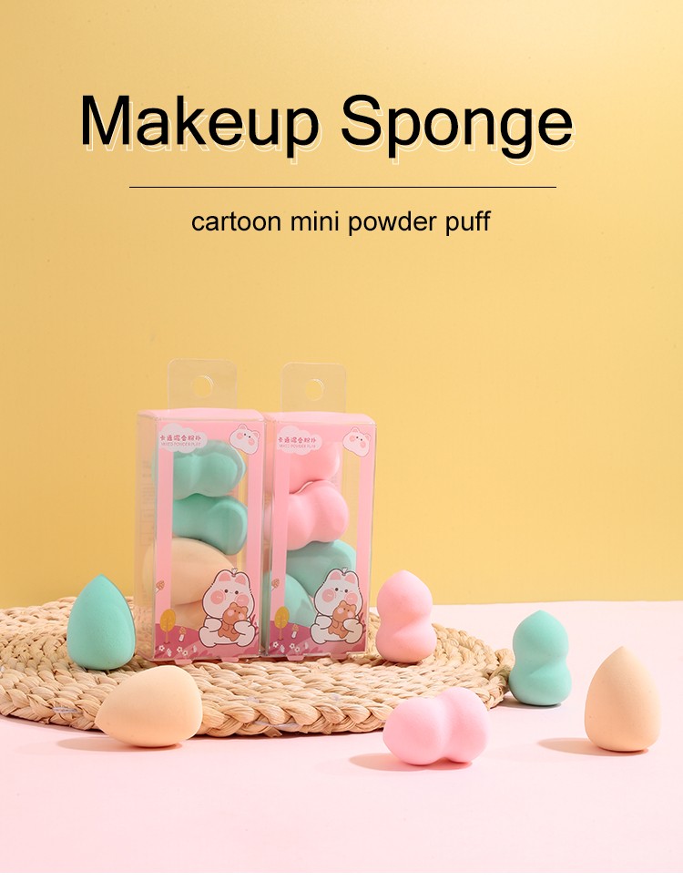 LMLTOP Wholesale 4pcs Makeup Tools Latex Free Makeup Sponge For Women Makeup Foundation Puff Cosmetic Products OEM A80264