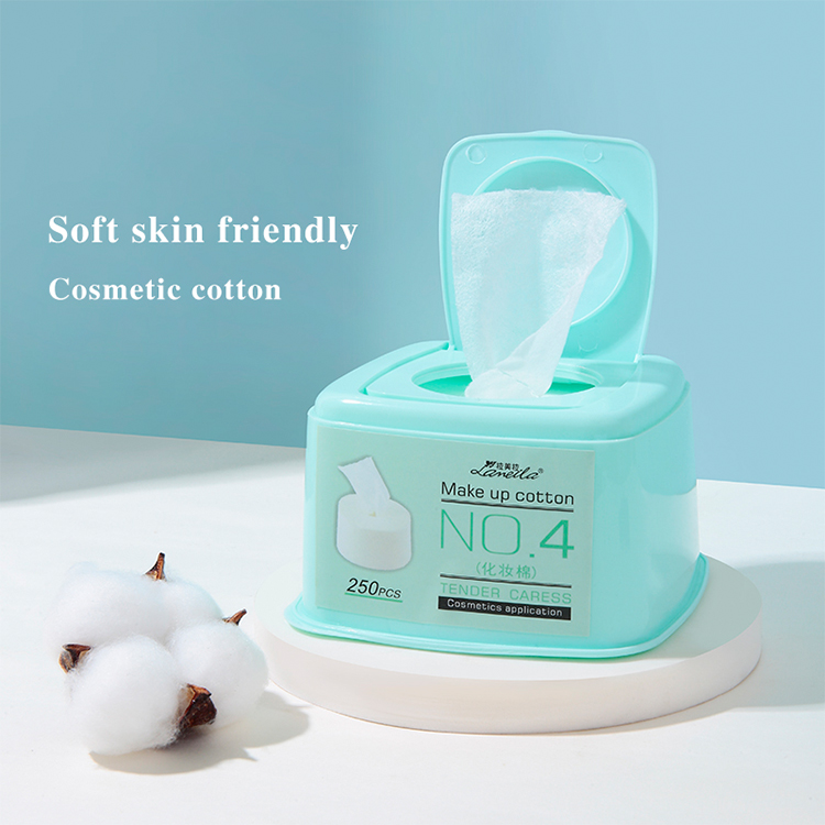 Lameila Efficient cleaning Beauty removable Cotton box-packed Facial Custom Makeup Remover Cotton Pads B0153