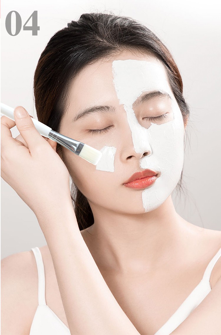 LMLTOP 4 In 1 Beauty Skin Care Diy Face Mask Skin Care Mask Bowl Set Spoon Spatula Face Masking Brush And Bowl D0896
