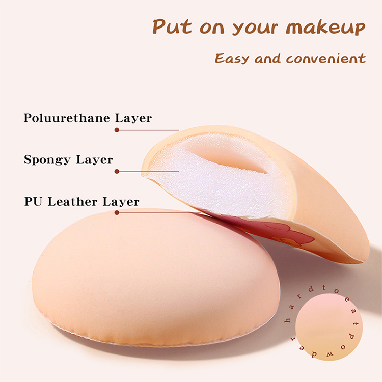 LMLTOP Wholesale 2pcs Soft Foundation Marshmallow Sponge High Quality Makeup Sponge cute Powder Puff Circle SY211