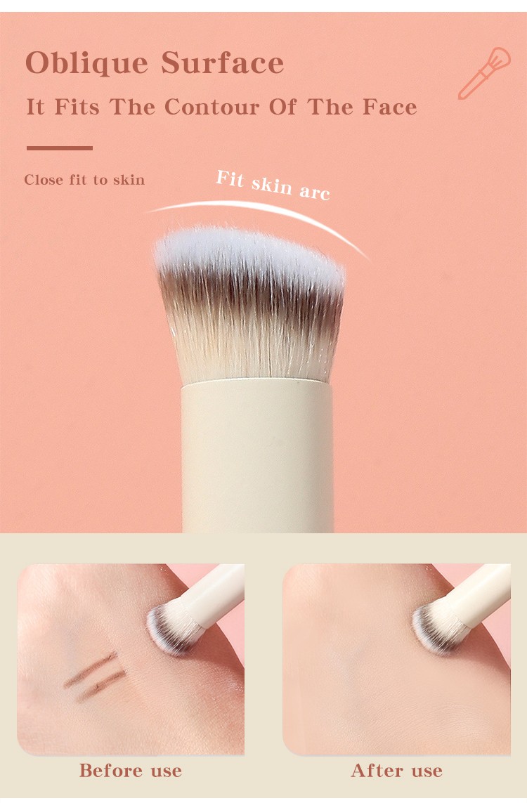 Hot sale LMLTOP 1pcs Round Top Single Makeup Brush Fashion Professional Concealer Brush Custom Logo Private Label SY601 SY602