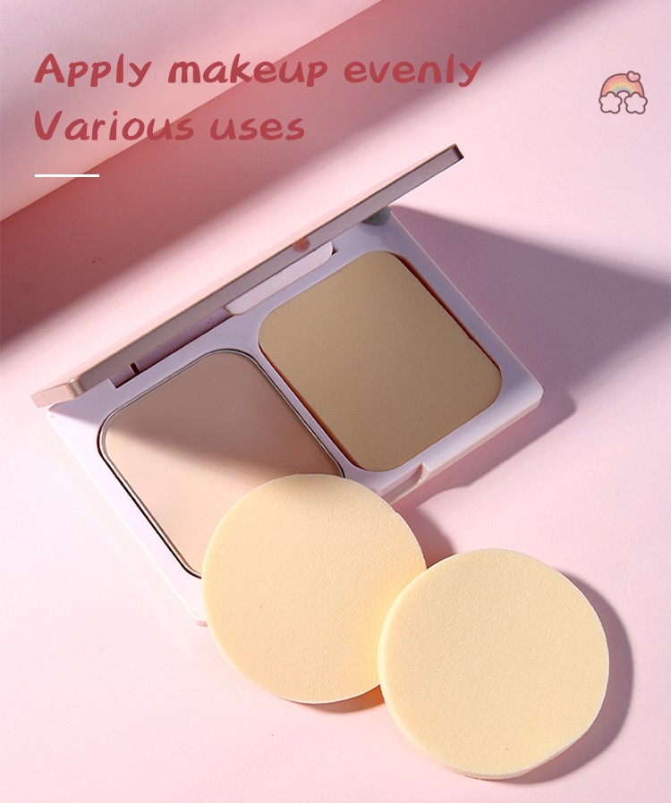 YOUSHA 10pcs Wholesale Foundation Round Makeup Sponge High Quality Square Makeup Puff Triangle Powder Puff Private Label YF048