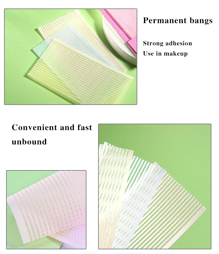 LMLTOP Colorful Fixed Hair Bangs Sticker Portable Hair Gripper Fashion Bangs Hair Clip Customizable S910