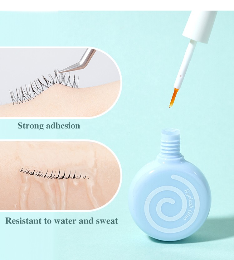 LMLTOP Waterproof Eyelash Extensions Transparent Invisible Glue Eyelash Extension Glue Low Humidity Good Viscosity SY020