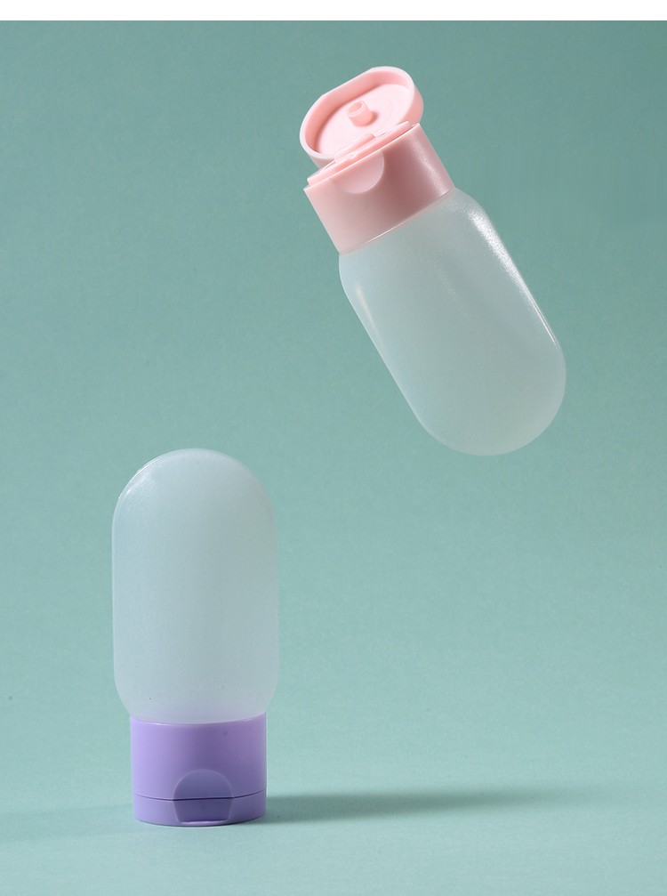 LMLTOP 3pcs 30ml Plastic Empty Bottle Flip-Open Squeeze Bottle Portable Small Capacity Empty Shampoo Bottles SY711