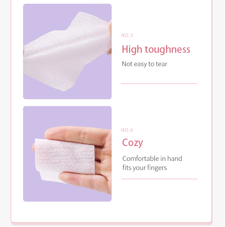 LMLTOP 80pcs Wholesale Cosmetics Makeups Cotton Pads For Face Save Water Disposable Makeup Remover Pads Manufacturers SY1023