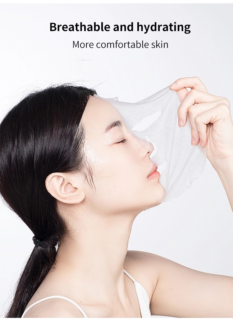 OEM High Quality DIY Compressed Facial Mask Sheet Skin Care Cold Compress Mask 30pcs Natural Silk Cotton Face Mask D0909