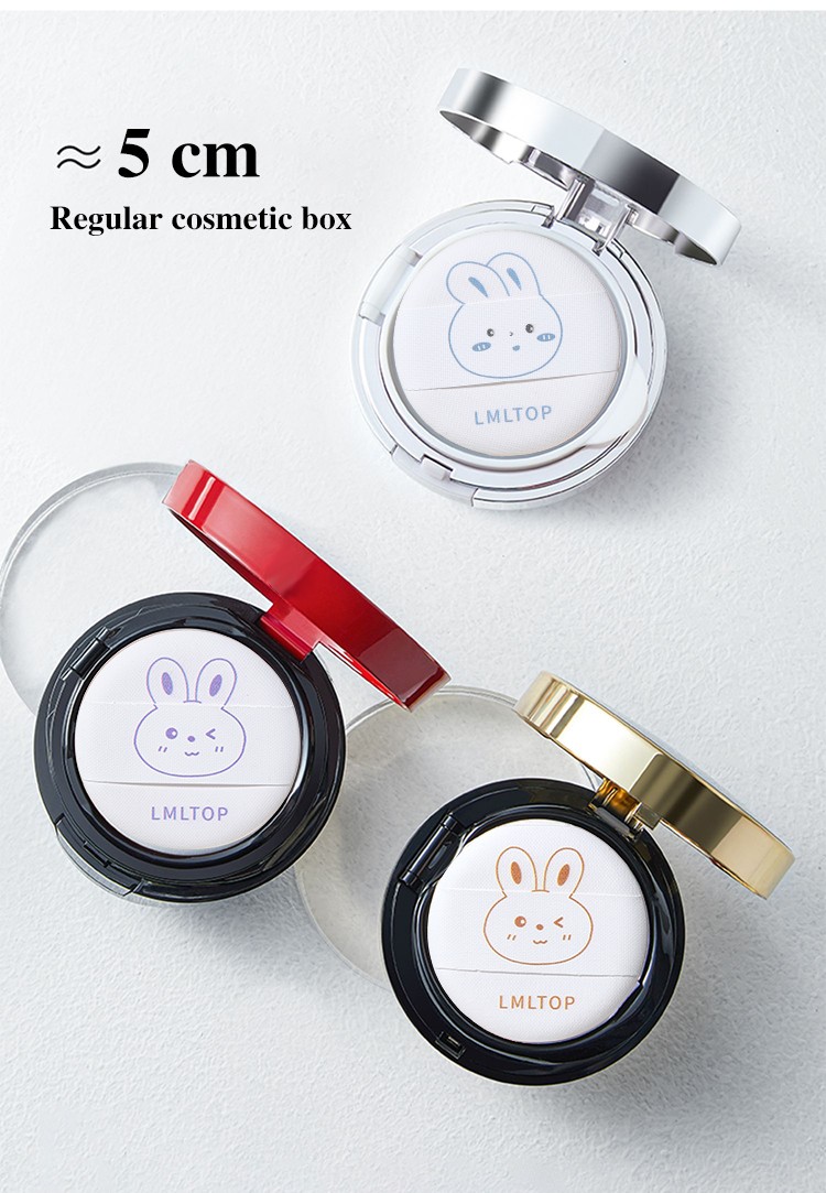 LMLTOP OEM Wholesale 2pcs Soft Foundation Powder Puff Beauty Sponge Circle Air Cushion Puff Private Label SY219