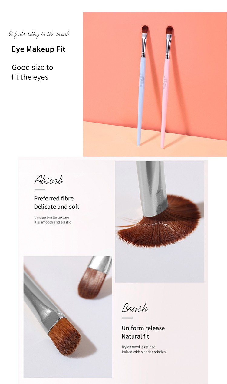 LMLTOP 1pcs Private Label Cosmetic Brush High Quality Eyeshadow Brushes Single Nylon Makeup Brush Makeup Manufacturers B0478