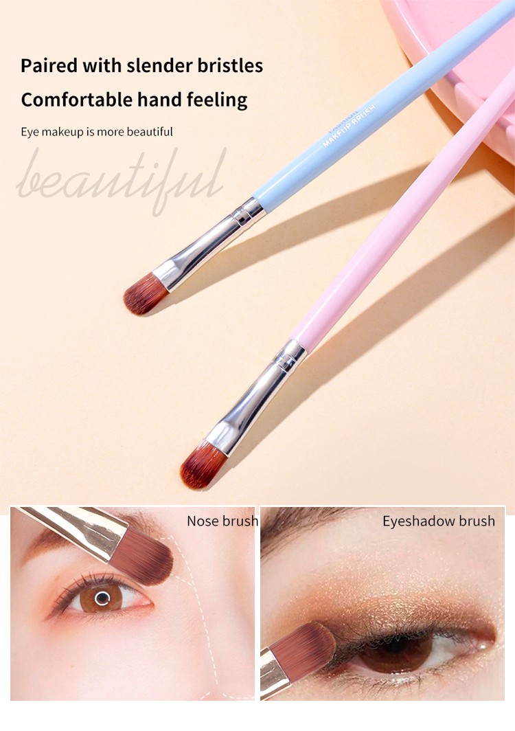 LMLTOP 1pcs Private Label Cosmetic Brush High Quality Eyeshadow Brushes Single Nylon Makeup Brush Makeup Manufacturers B0478