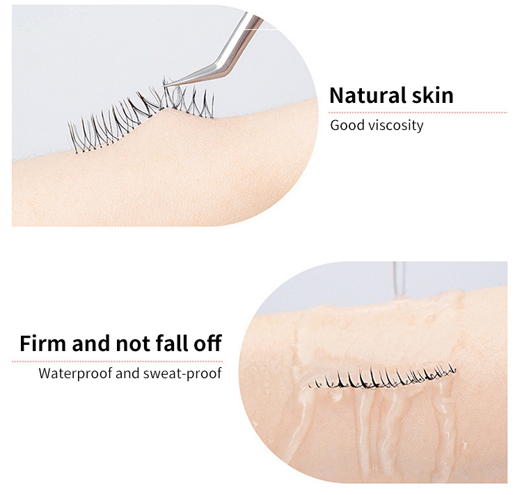 False Eyelash Tools Lasting Waterproof Eyelash Paste Glue Transparent Eyelash Extension Double Eyelid Glue Wholesale A0553