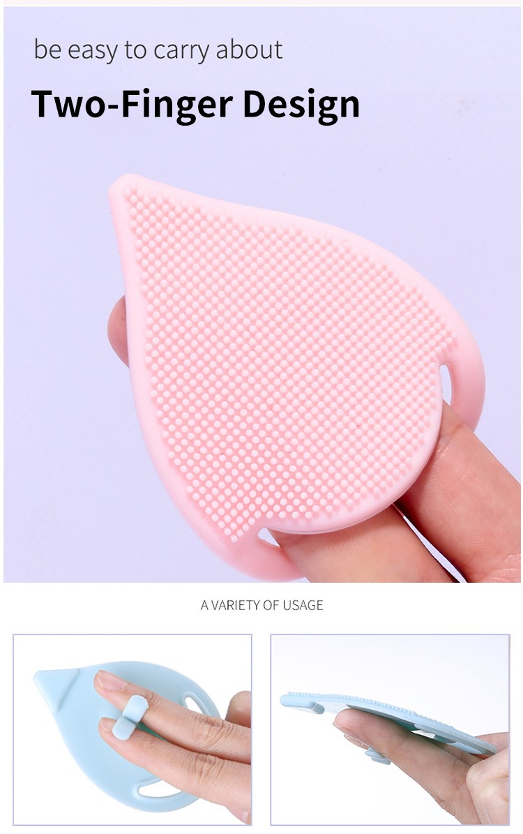 LMLTOP Good Quality Face Wash Brush Deep Pore Cleansing Portable Facia Cleansing Brush Silicone Facial Cleansing Brush C0332