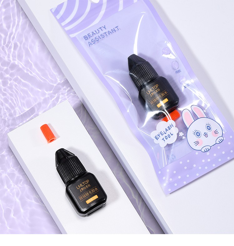 LMLTOP Grafting Eyelash Black Glue Eyelash Extension Glue Eyelash Glue Strong Hold Waterproof Good Viscosity SY022