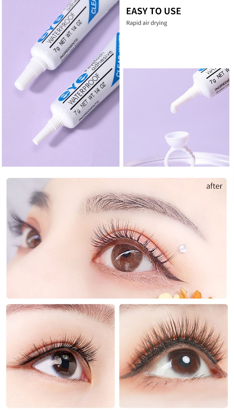 LMLTOP Grafting Eyelash Black Glue Eyelash Extension Glue Eyelash Glue Strong Hold Waterproof Good Viscosity SY023