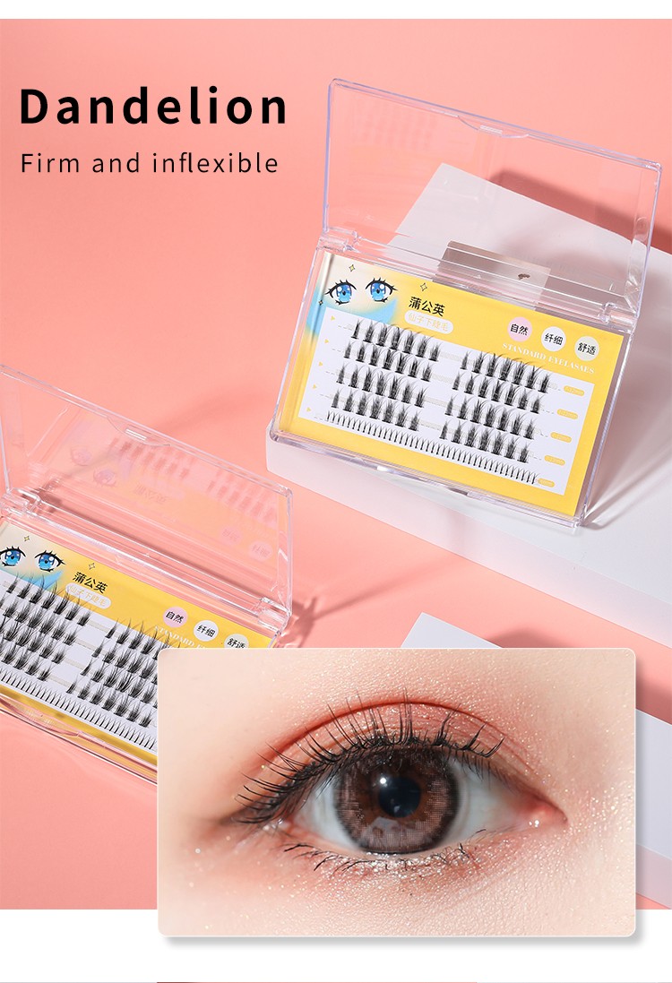 LMLTOP Wholesale 3d Black False Eyelash Sets Individual Eyelash Extensions Private Label Lash Extensions Supplies SY906-9