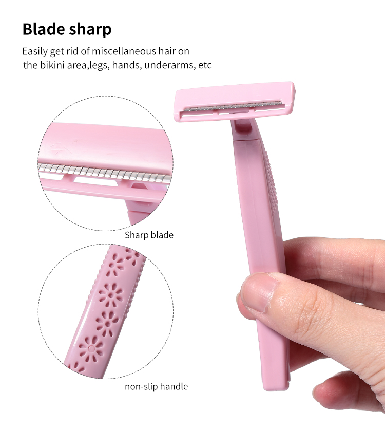 LMLTOP Personal Care Straight Shaving Razor Blades Safety Shave Razor Removal Women Shaver Trimmer Body Hair Manufacturer A0936