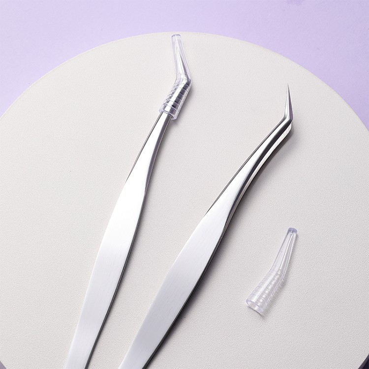 Custom Logo LMLTOP Professional Beauty Tools Tweezers For Eyelash Extension Eyebrow Tweezers Eyelash Tweezers SY521