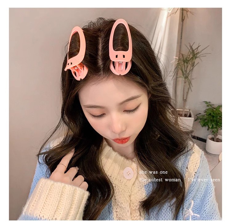 Hot Push LMLTOP OEM 2pcs Natural Cordlesshair Curler Root Clips Portable Bouffant Hairpins Easy To Use Candy Color SY116