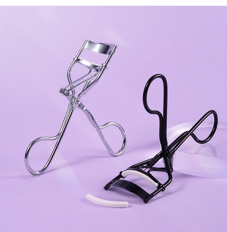 LMLTOP Low Price Wholesale Stainless Steel Black Eyelash Curler Private Label Eyelash Curl Aid Professional 549