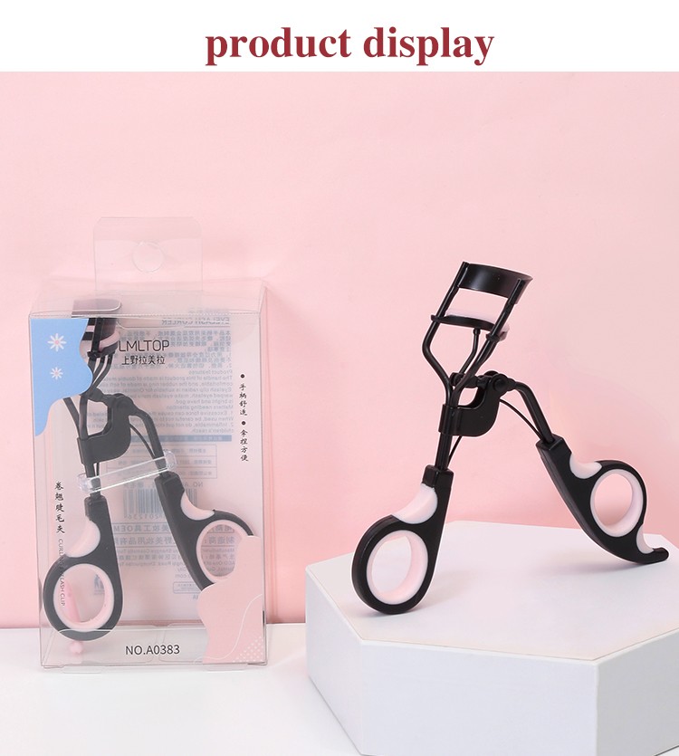 LMLTOP Oem Custom Private Label Woman Eye Makeup Tools Mini Stainless Steel Curly Lash Curler Ladies Eyelash Curler A0383