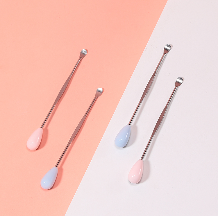 LMLTOP Professional Ear Spoon Durable Single Non-slip Handle Stainless Steel Lihgted Ear Pick Cleaner Safe Curette B0763
